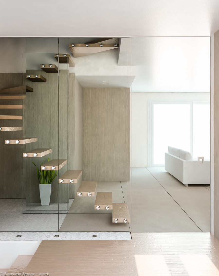 Render progetto Appartamento, Cesena, Italy